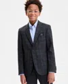 B By Brooks Brothers Big Boys Single-breasted Jacket In Blue