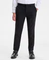 B By Brooks Brothers Boys 8-20 Black Plain Classic Pants In Black