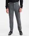B By Brooks Brothers Boys 8-20 Gray Flannel Herringbone Classic Pants In Multi