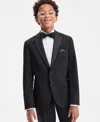 B By Brooks Brothers Boys 8-20 Suit Separate Long Sleeve Jacket In Black