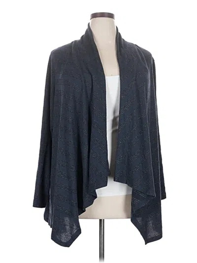 Pre-owned B Collection By Bobeau Cardigan Sweater In Blue