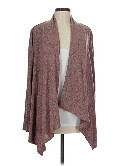 Pre-owned B Collection By Bobeau Cardigan Sweater In Burgundy