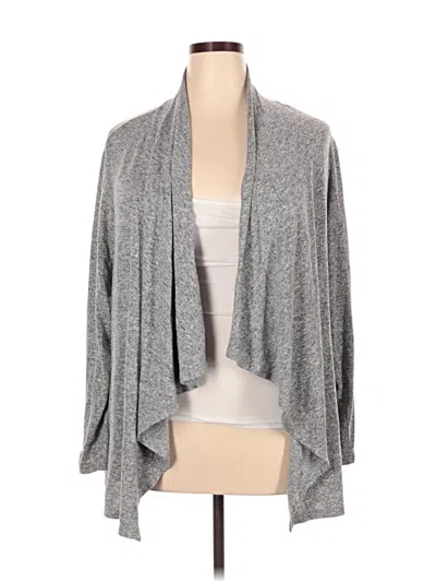 Pre-owned B Collection By Bobeau Cardigan Sweater In Gray