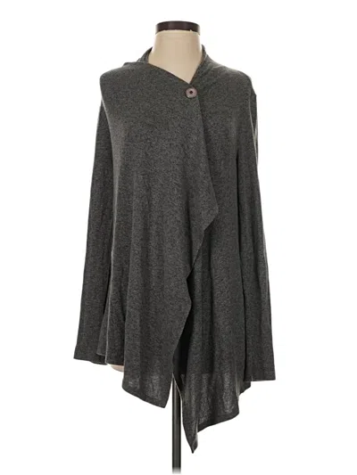 Pre-owned B Collection By Bobeau Cardigan Sweater In Gray