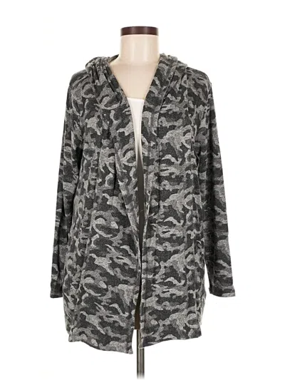 Pre-owned B Collection By Bobeau Cardigan Sweater In Gray