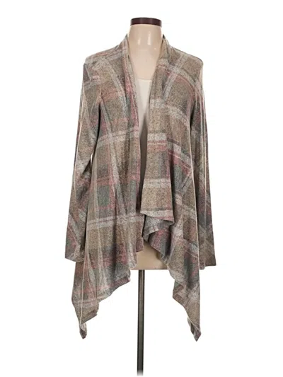 Pre-owned B Collection By Bobeau Cardigan Sweater In Gray