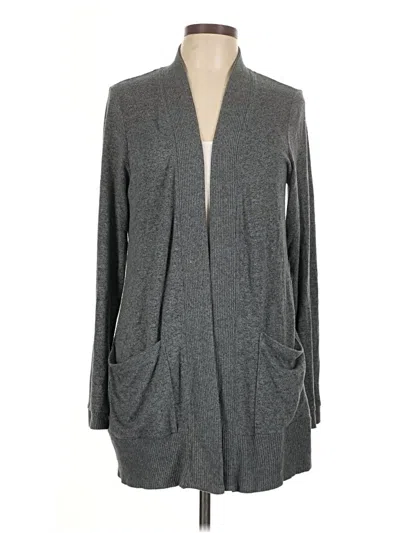 Pre-owned B Collection By Bobeau Cardigan Sweater In Gray