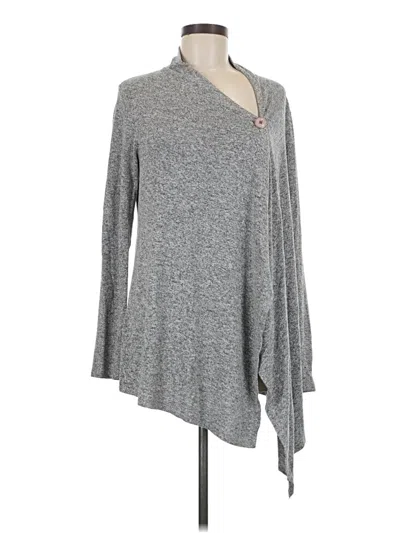 Pre-owned B Collection By Bobeau Cardigan Sweater In Gray