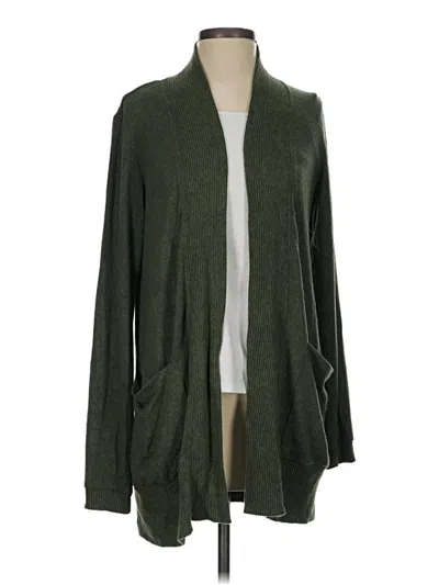 Pre-owned B Collection By Bobeau Cardigan Sweater In Green