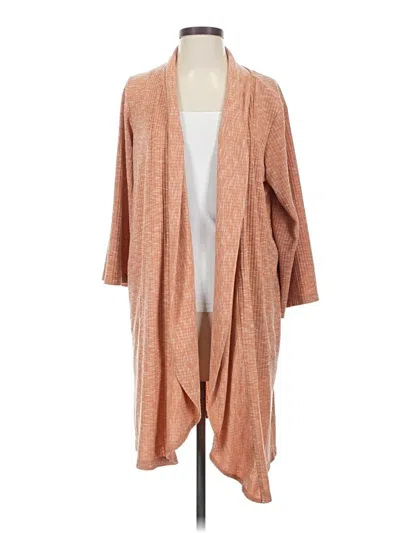 Pre-owned B Collection By Bobeau Cardigan Sweater In Orange