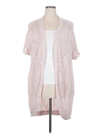 Pre-owned B Collection By Bobeau Cardigan Sweater In Pink