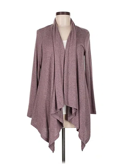 Pre-owned B Collection By Bobeau Cardigan Sweater In Purple