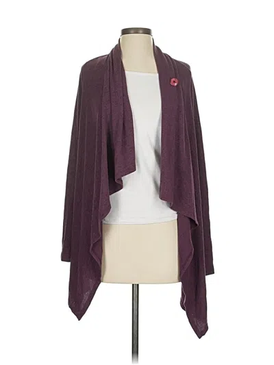 Pre-owned B Collection By Bobeau Cardigan Sweater In Purple