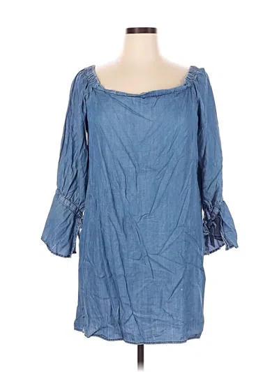 Pre-owned B Collection By Bobeau Casual Dress In Blue