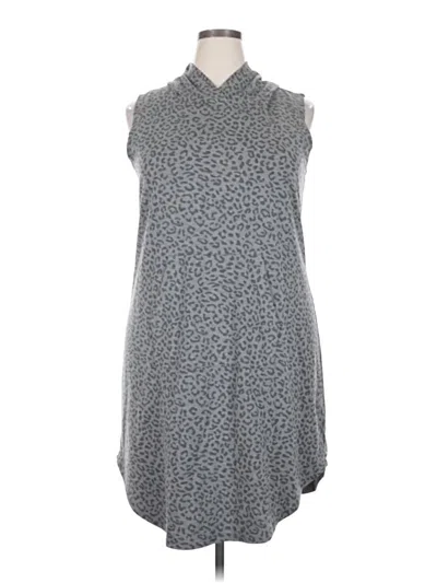 Pre-owned B Collection By Bobeau Casual Dress In Gray