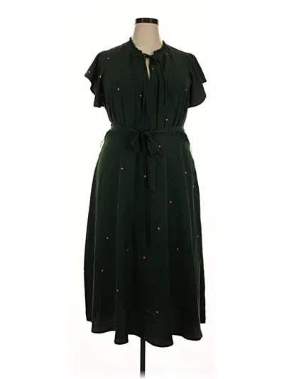 Pre-owned B Collection By Bobeau Casual Dress In Green