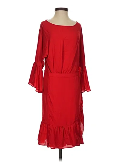 Pre-owned B Collection By Bobeau Casual Dress In Red