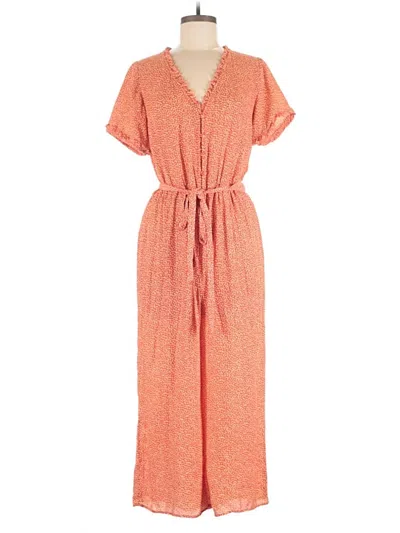 Pre-owned B Collection By Bobeau Jumpsuit In Orange