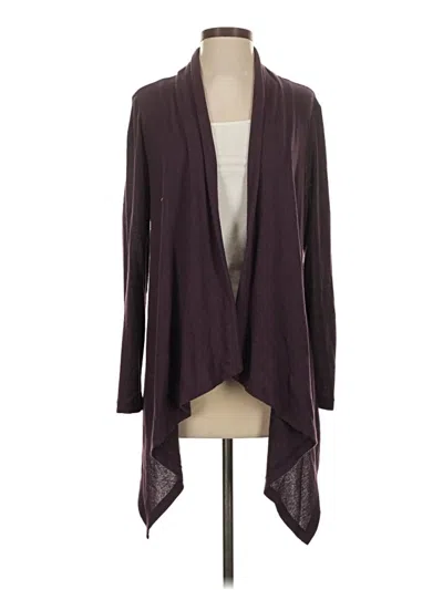 Pre-owned B Collection By Bobeau Kimono In Burgundy
