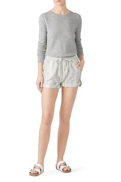 B Collection By Bobeau Lindsay Rolled Hem Shorts In White