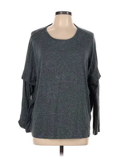 Pre-owned B Collection By Bobeau Long Sleeve T-shirt In Blue