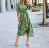 B Collection By Bobeau Orna Wrap Dress In Tulum Floral In Multi