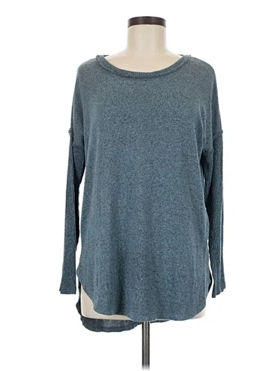 Pre-owned B Collection By Bobeau Pullover Sweater In Blue