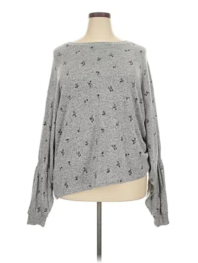 Pre-owned B Collection By Bobeau Pullover Sweater In Gray