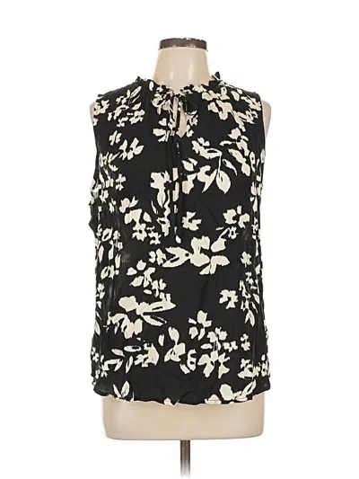 Pre-owned B Collection By Bobeau Sleeveless Blouse In Black