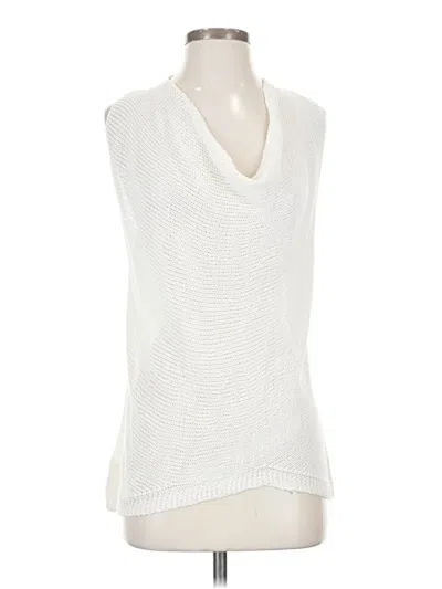 Pre-owned B Collection By Bobeau Sleeveless Blouse In White