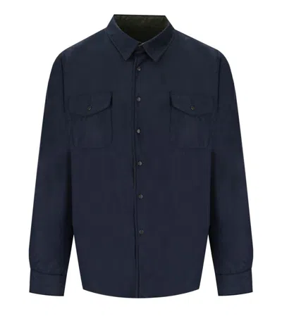 BD BAGGIES B-D BAGGIES BALTIMORA BLUE AND GREEN REVERSIBLE OVERSHIRT