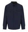 Bd Baggies B D Baggies Baltimora Blue And Green Reversible Overshirt