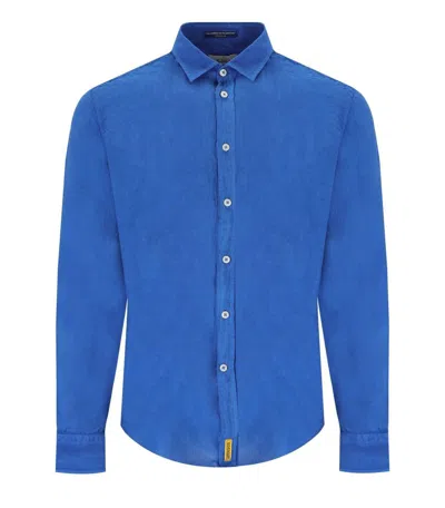 B-d Baggies Brad Blue Linen Shirt