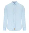 Bd Baggies B-d Baggies Brad Light Blue Linen Shirt