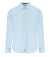 Bd Baggies B-d Baggies Brad Light Blue Linen Shirt
