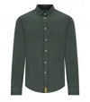 Bd Baggies B-d Baggies Brad Military Green Linen Shirt