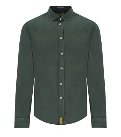 B-d Baggies Brad Military Green Linen Shirt