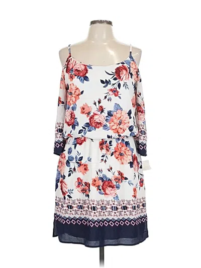 B Darlin Casual Dress In White