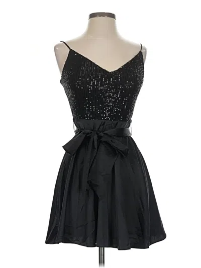Pre-owned B Darlin Cocktail Dress In Black