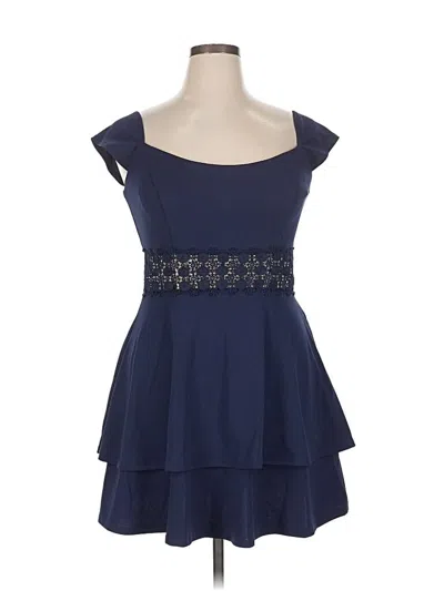 Pre-owned B Darlin Cocktail Dress In Blue