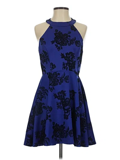 Pre-owned B Darlin Cocktail Dress In Blue