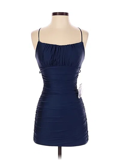 Pre-owned B Darlin Cocktail Dress In Blue