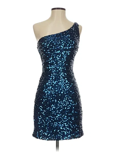 Pre-owned B Darlin Cocktail Dress In Blue