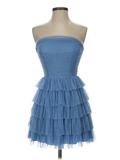 Pre-owned B Darlin Cocktail Dress In Blue