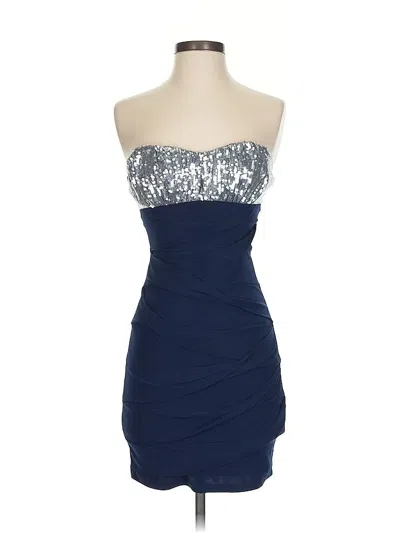 Pre-owned B Darlin Cocktail Dress In Blue