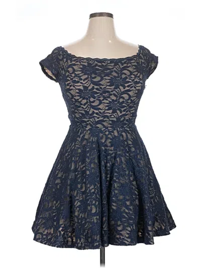 Pre-owned B Darlin Cocktail Dress In Blue