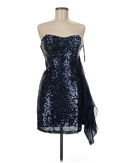 Pre-owned B Darlin Cocktail Dress In Blue