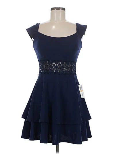 B Darlin Cocktail Dress In Blue