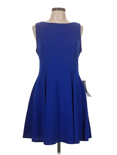 B Darlin Cocktail Dress In Blue