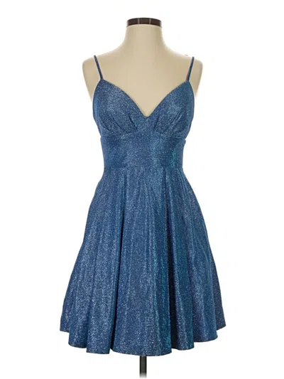 Pre-owned B Darlin Cocktail Dress In Blue